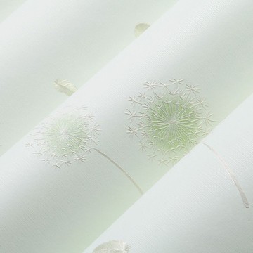 ✨壹灣出貨✨牆紙綠色小清新田園風格文藝臥室客廳溫馨碎花紫色粉色蒲公英壁紙 墻壁壁貼 自粘壁紙 3d壁貼