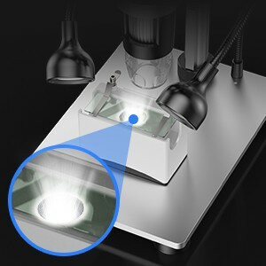 {可打統編 超低價}看珠寶和玻片以及小零件可用 底部有光源