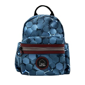 【Sylvain Lefebvre希梵】輕鬆系防潑水後背包-藍蜂彩映(小款)