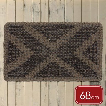 《NOW》復古編織地墊-方向68x40cm-- 室外地墊 大門地墊 刮泥除塵