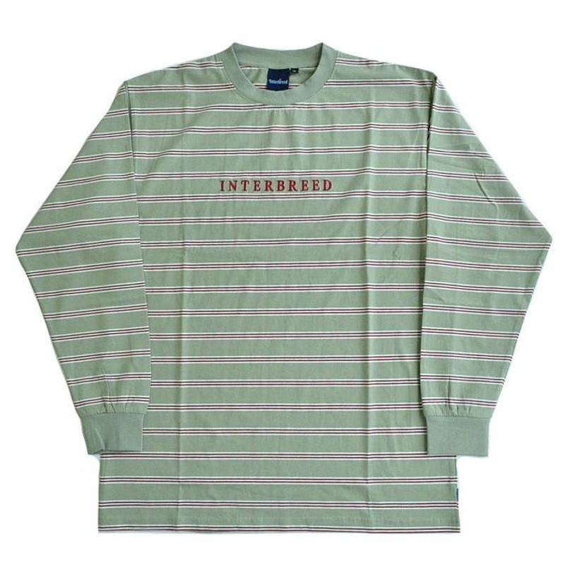 インターブリード INTERBREED Tシャツ Logo Border LS Tee ボーダー