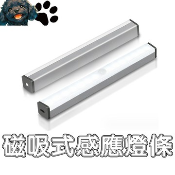 【台灣賣家】多尺寸 鋁合金磁吸感應燈條 紅外線感應 USB充電 磁吸衣櫃燈 燈條 感應燈 櫥櫃燈 夜燈 LED燈