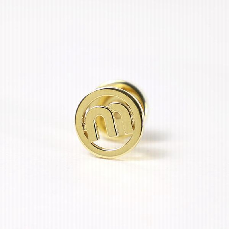 MIU MIU ミュウミュウ Logo Earring ピアス アクセサリー ロゴ