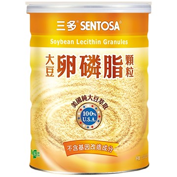 SENTOSA 三多 大豆卵磷脂顆粒，100%美國大豆萃取，不含基因改造成分  300g  1罐
