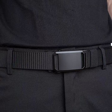 隔日達出🚚2025新款帆布尼龍皮帶百搭無孔自動扣帆布腰帶輕便超輕薄耐用男