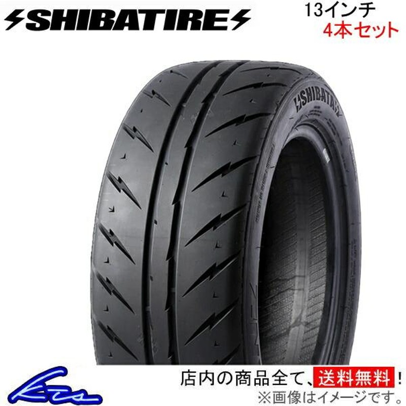 サマータイヤ 4本セット シバタイヤ R23 380【225/50R13】R0708 SHIBATIRE 225/50-13 13インチ 225mm  50% 夏タイヤ 1台分 一台分 | LINEブランドカタログ