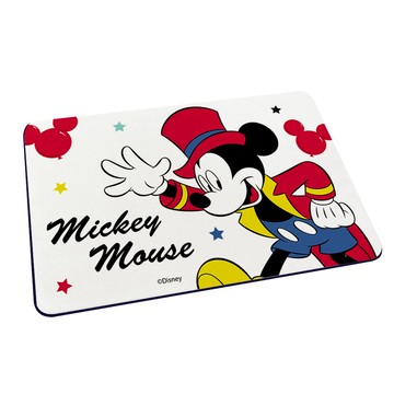 【Disney 迪士尼】軟式珪藻土吸水地墊-派對系列 繽紛米奇 （60x40x0.5cm） _廠商直送