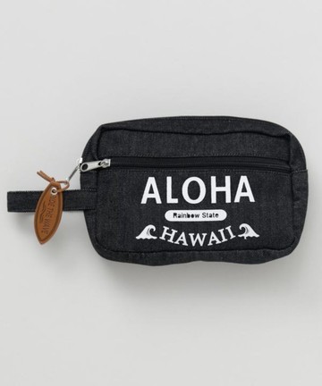 SaibabaEthnique【熱門預購】夏威夷丹寧手提收納包(3色)42VP6102