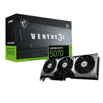 MSI GeForce RTX 5070 12G VENTUS 3X OC 顯示卡