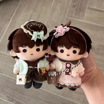 多件優惠💥 10cm娃衣 10cm新品白桃“回憶巧克力”系列娃衣套裝 棉花娃娃衣服 棉花娃娃玩偶衣服 玩偶換裝 娃娃配飾