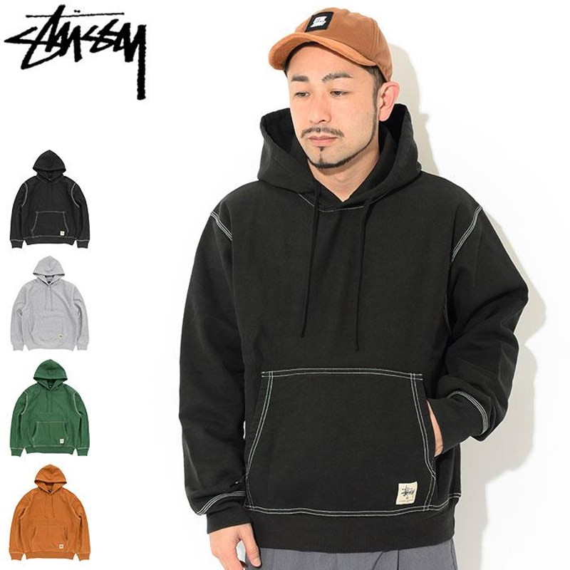 ステューシー パーカー プルオーバー STUSSY メンズ Contrast Stitch