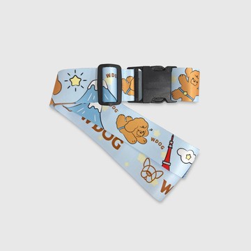 Sunny Bag x WDOG汪來汪趣-行李箱束帶-星光下的旅行