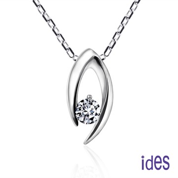 ides愛蒂思 設計款30分E/VS1八心八箭完美3EX車工鑽石項鍊/無盡的愛