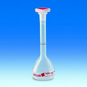 《VITLAB》量瓶 PMP Volumetric Flasks, PMP, Class B