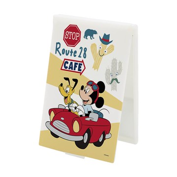 【Disney 迪士尼】折疊化妝鏡（大）-公路旅行 出發 （12*15*0.5cm）_廠商直送