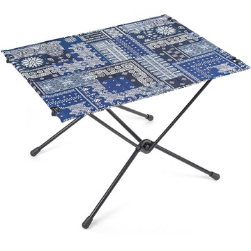 ├登山樂┤韓國 Helinox Table One Hard Top L 輕量硬板戶外桌Blue Bandanna Quilt 拼接圖騰 藍 # HX-11094