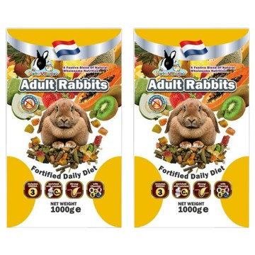 PET VILLAGE 魔法村 兔子天然水果大餐  1kg  2袋