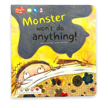 厚紙板書『送音視頻』閃亮英文 blink English 有聲書 情感認知 兒童繪本 翻翻書 洞洞書 互動幼兒繪本