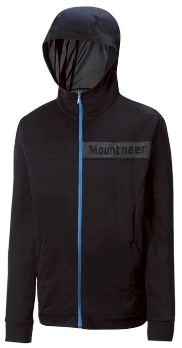 ├登山樂┤台灣MOUNTNEER 山林 男透氣抗UV針織外套 黑 #21J25-01