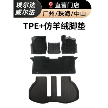 適用埃爾法TPE腳墊威爾法vellfire地毯港版汽車腳墊ALPHARD30系