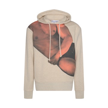 J.w. Anderson - Cream Cotton Sweatshirt