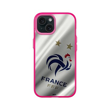 iPhone 15 Clear 粉漾桃 - FFF - Logo - Jersey