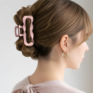 麻花磨砂鯊魚夾