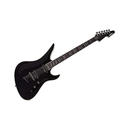 Schecter Avenger Blackjack Gloss Black Electric Guitar, 2562