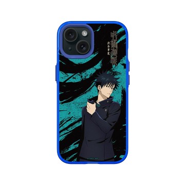 iPhone 15 Clear 激光藍 - Jujutsu Kaisen 咒術迴戰 S2 - 澀谷事變戰鬥系列-伏黑惠