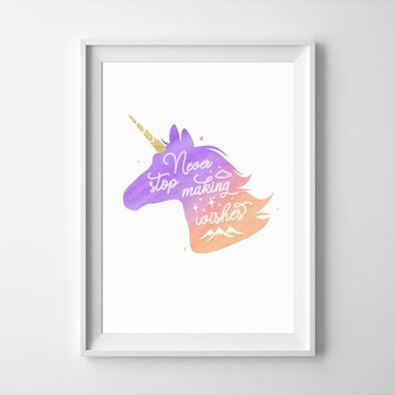 never stop making wishes  #9 可客製化 掛畫 海報