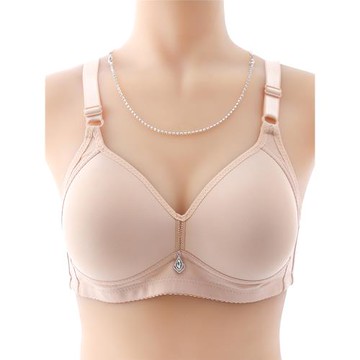 180斤特大碼夏文胸薄款無鋼圈薄模杯大胸胸罩側收副乳全罩杯內衣