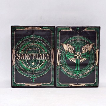 【USPCC撲克】Royal Sanctuary Noble (foil) 綠 Kings 撲克 S103052716