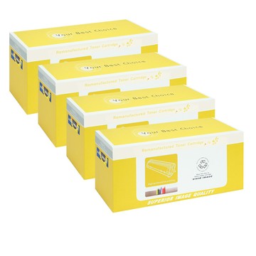 向日葵 for HP 1黑3彩組 CF400A / CF401A / CF402A / CF403A (201A) 環保碳粉匣 /適用 M252dw / M277dw