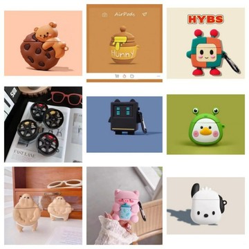 創意趣味卡通 耳機殼 AirPods 無線藍牙保護套 適用於AirPods 1 2 3代 pro pro2 軟殼 耳機套