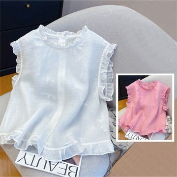 ＊ORead＊復古碎花V領苧麻小衫(2色M~2XL)