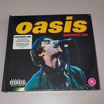 綠洲樂隊 Oasis Knebworth 1996 2CD+DVD9 搖滾現場專輯 精裝版