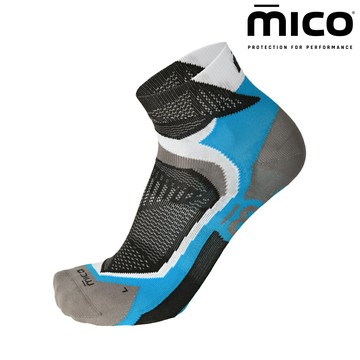MICO 超輕量短筒越野跑襪 CA1287 (21) / 城市綠洲(襪子 透氣 快乾 義大利)