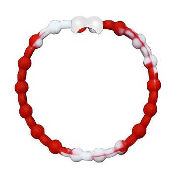 《新色》Pro Hair Tie 美國扣環髮圈-紅白色(Red White)不傷髮可碰水不發臭