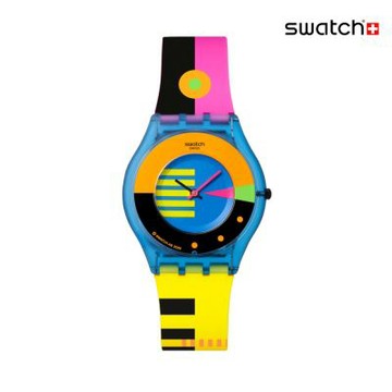 Swatch NEON FLUMOTIONS 超薄手錶/男錶/女錶/瑞士製造 SS08S101 (34mm)