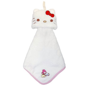 akachan honpo - 超細纖維擦手巾-三麗鷗 Hello Kitty (25×25cm)