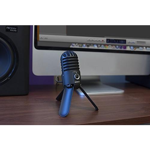 Samson Meteor Mic USB Studio Microphone (Titanium Black)(US Version importe 並行輸入品