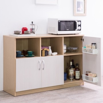 TZUMii三門二格廚房櫃/餐廚櫃/廚櫃 DIY家具