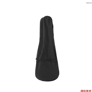 尤克里裡戶外防水單層包 600D防塵牛津背包帶海綿層 黑色 適合23寸尤克里裡
