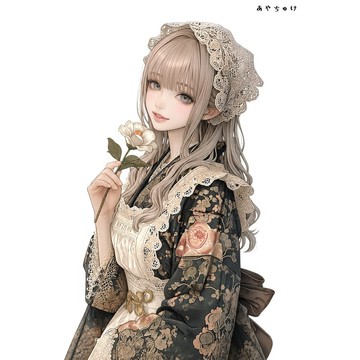 【9 月新作】07-141-0019 人物貼紙 幻想復古浪漫喫茶