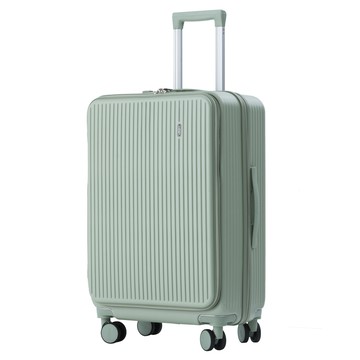 Batolon 【全新福利品 24吋】 前開三代PC加大防爆拉鍊硬殼箱/行李箱(3色任選)