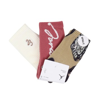 [ACS] Nike 休閒襪 Cushioned Crew Socks 大童 童襪 襪子 中筒 長襪 3雙入 JD2513073GS-001