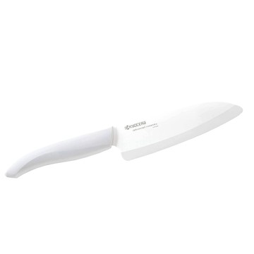 KYOCERA 日本多功能彩柄陶瓷刀14cm-白