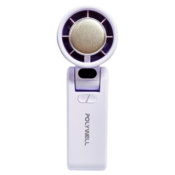 POLYWELL 寶利威爾 100檔無極調節冷敷手持風扇  CYKE-650  紫色  1台