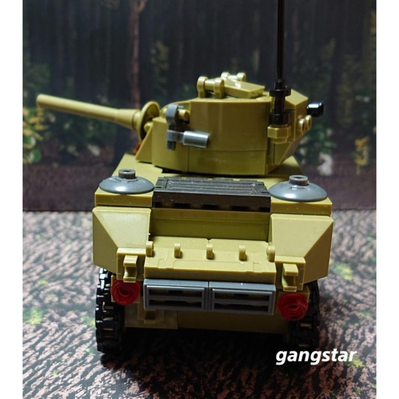 レゴ LEGO ブロック 互換 車 戦車 アメリカ M5スチュアート 軽戦車