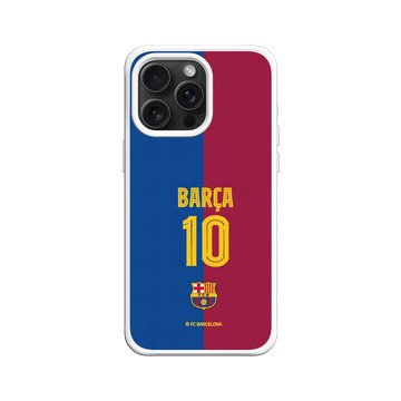 iPhone 15 Pro Max SolidX 白 - FC Barcelona - BARÇA 10